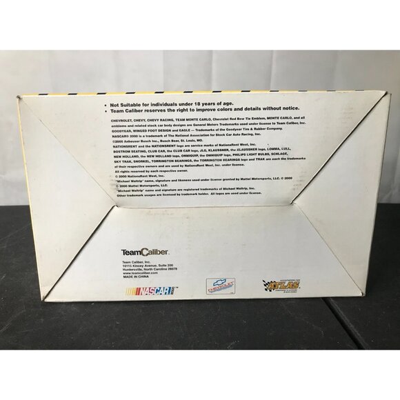 Team Caliber Michael Waltrip #7 Nations Rent 2000 Monte Carlo 1:24 Owners Series - Picture 9 of 9